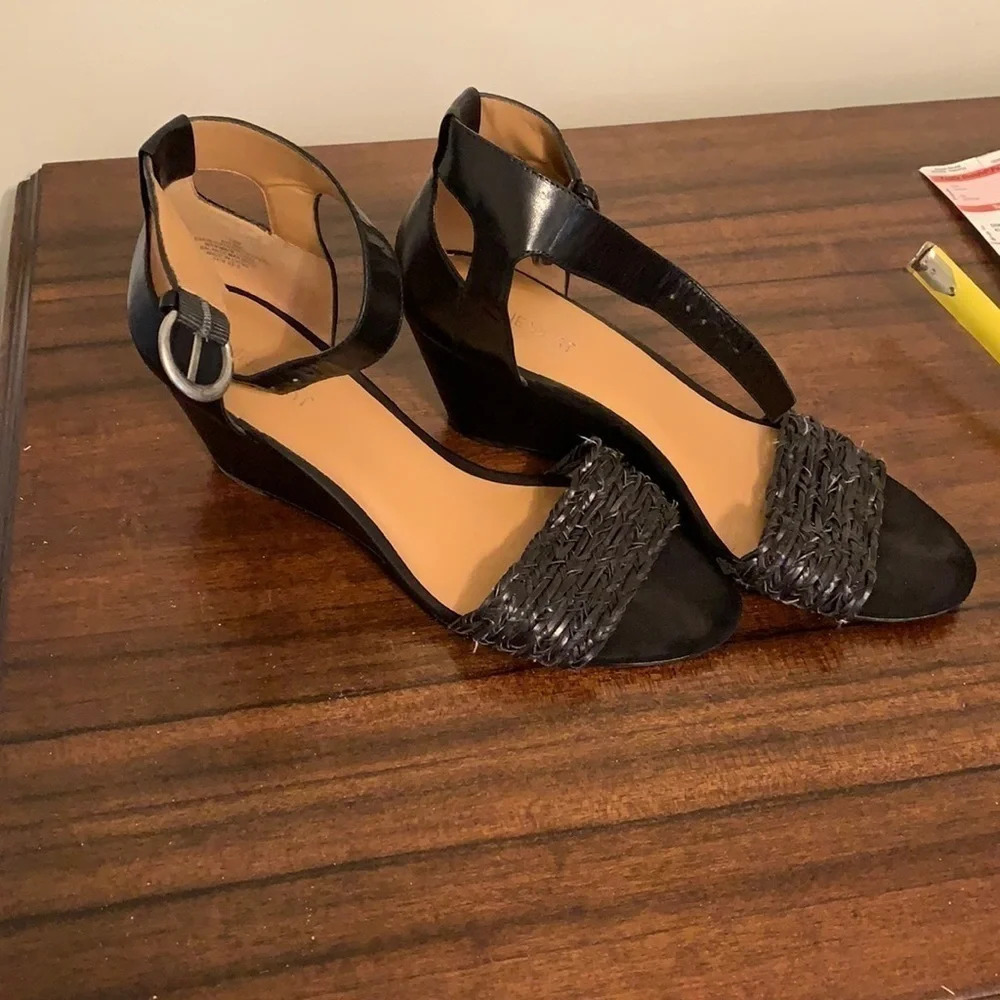 Nine Wear Braided Wedge Sandal